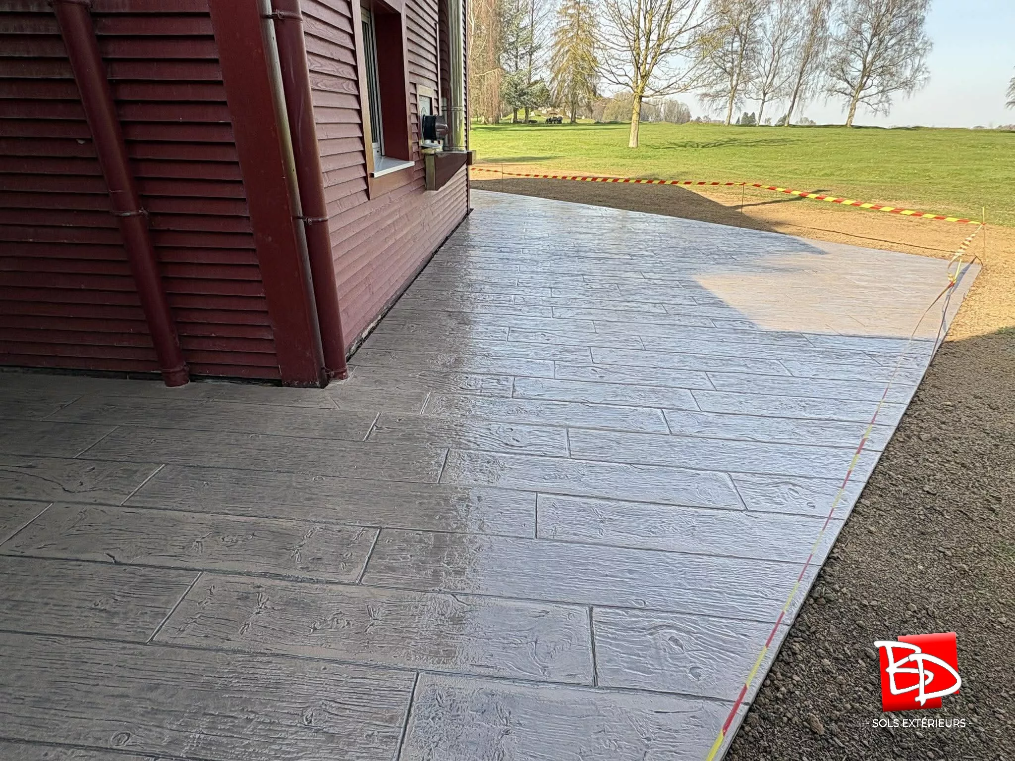 Terrasse coins cassés