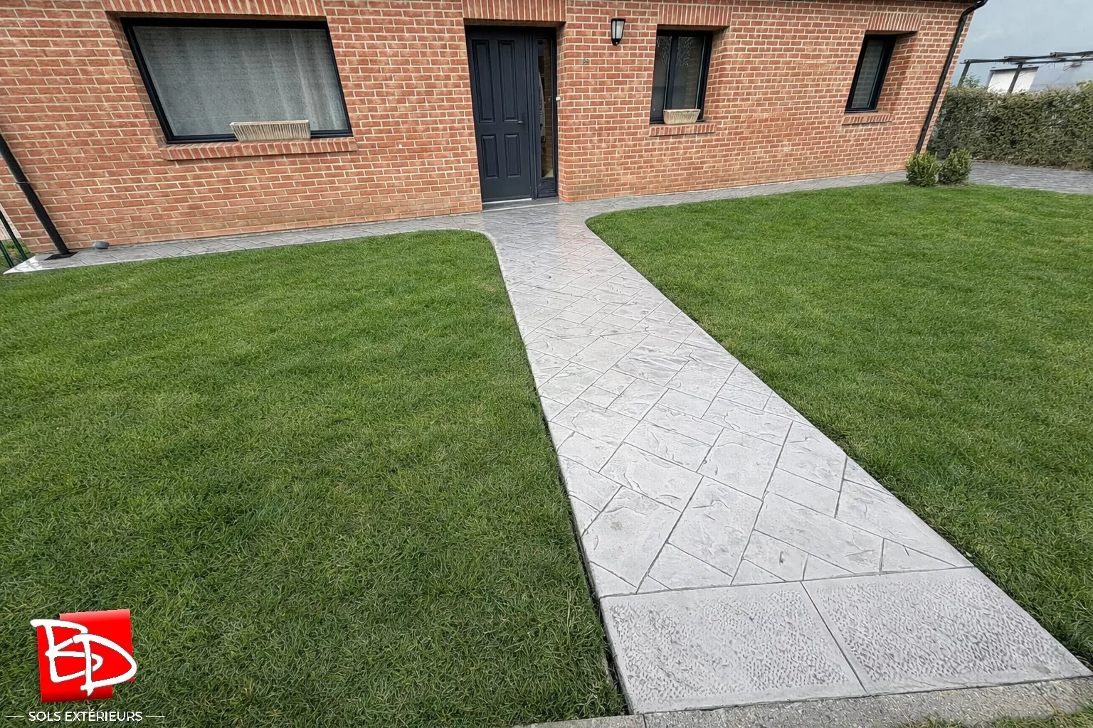 Trottoir en devanture