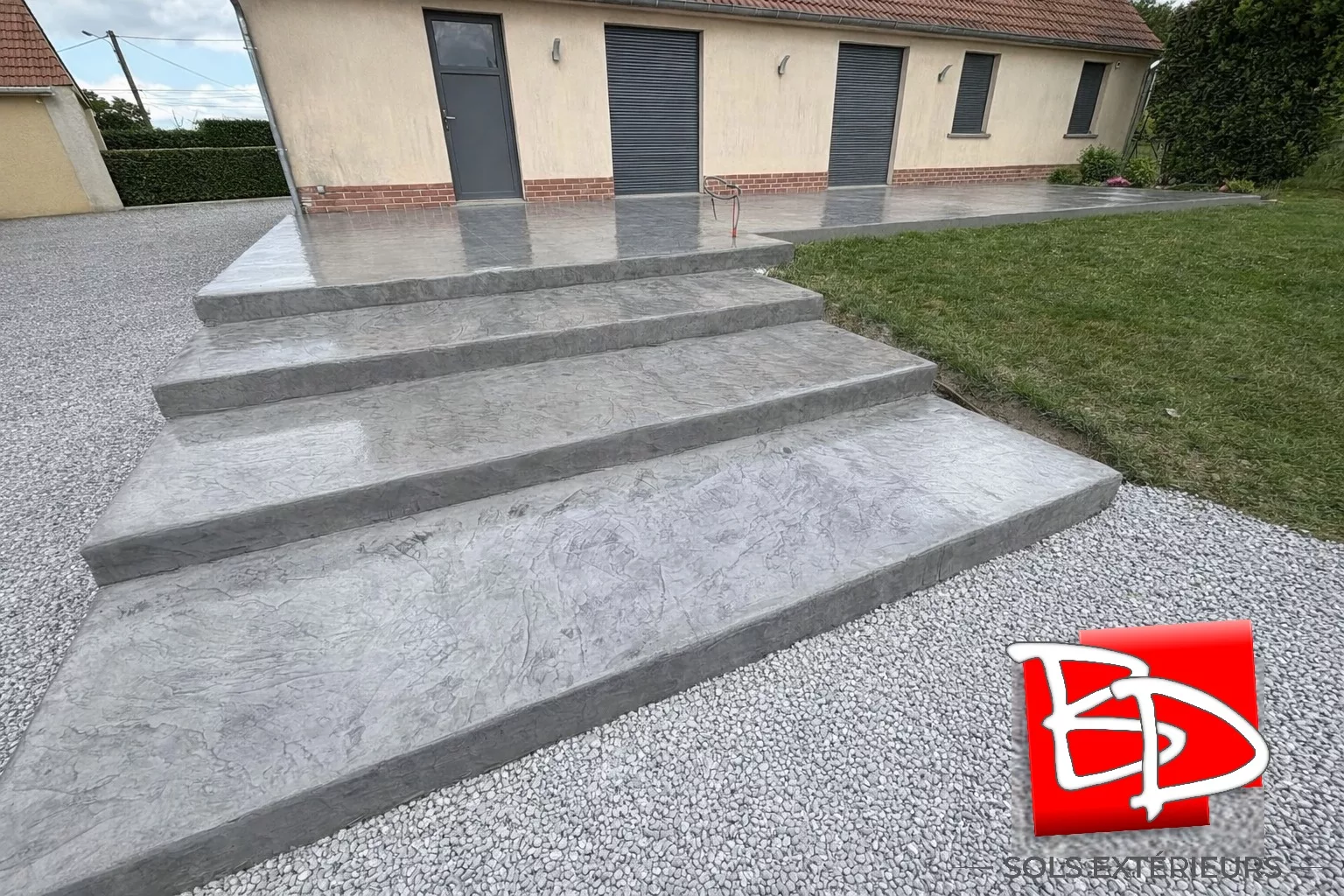 Terrasse et Escalier